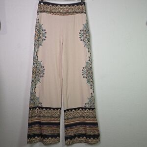 FARM Rio for Anthropologie Boho Wide Leg Pants XS